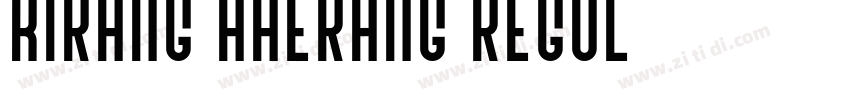 Kirang Haerang regul字体转换